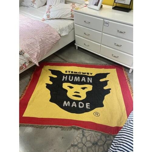 Human Made Monkey Head Sofa Blankets Travel Throw Blanket Sofa Bed Office Air Conditioning Nap Cover Blanket