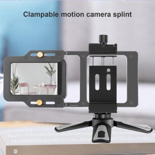 Mini Portable Aluminum Stand Tripod Tripode Universal Phone Clamp Bracket Smartphones Holder Clip for Xiaomi Huawei