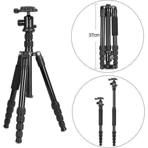 Mcoplus MT-25L Professional Photography Portable Tripod Monopod + N-1 Ball head for Canon Nikon Sony DSLR Cameras & Camcorder