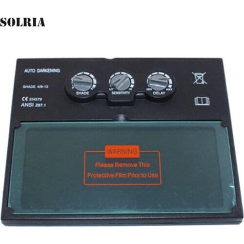 Welding Cap Welder Glasses Accessories Lithium Battery Solar Auto-Darkening Welding Mask Mirror Group/Lens Glasses Equipment