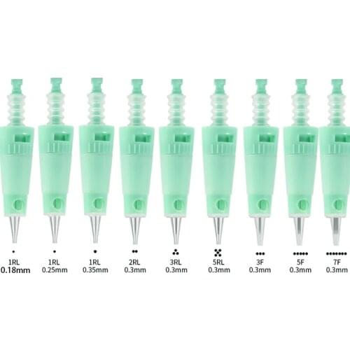 Tattoo Cartridge Needle Professional Permanent Makeup Microblading Eyebrow Lip Eyeliner for Tattoo Needle PMU Machine Wholesale