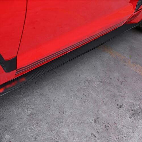 QHCP Door Side Skirt Protective Sticker Decoration Decal Stickers for Ford Mustang 2015-2019 Exterior Accessories FREE SHIPPING