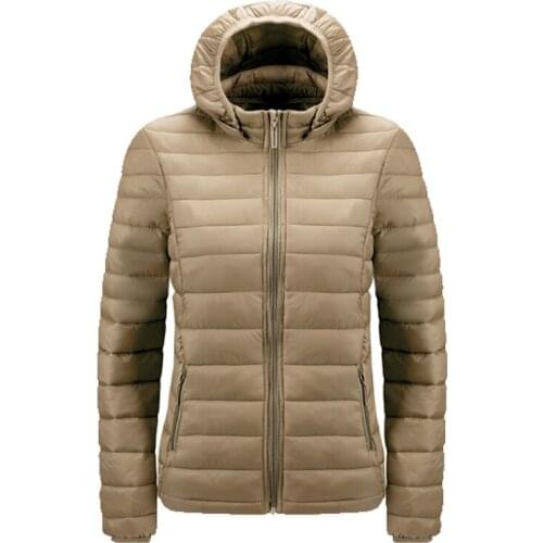 Winter Warm Women Parka Jacket Coat Casual Autumn Thick Hat White Parka Womens Winter Jacket With Hood