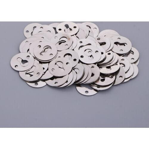 100 Pack Metal Round Keyhole Picture Hanger Picture Frame Hanger for