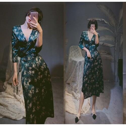 2021 crane kimono japanese style sleepwear satin dress for women yukata cardigan news asian clothes fancy vintage party dress