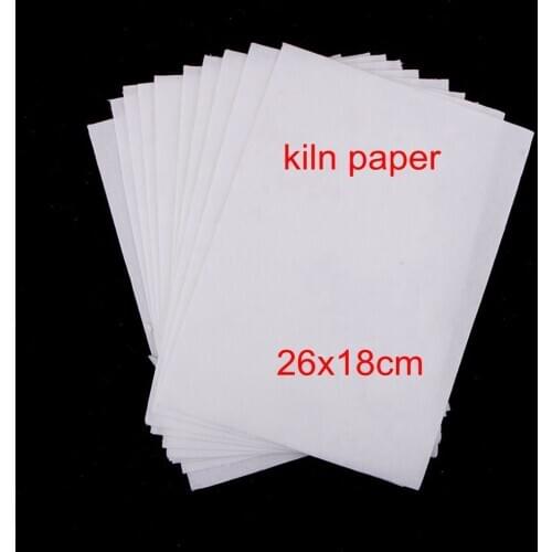 40pcs Sheets of Bullseye HotPot Thinfire Kiln Paper(10"x7") Microwave Accessoires Kiln Paper