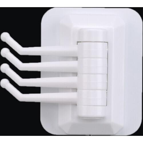 Storage Holders Racks Strong Adhesive Wash Cloth Clip Rotatable Home Improvement Bath Room Kitchen Supplies Storage Towel Rack