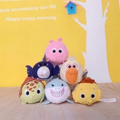 DISNEY TSUM TSUM Finding Nemo Gill Sheldon Deb Stuffed Plush Toys Soft Kawaii Plush Pendant Gifts for Kids Girls