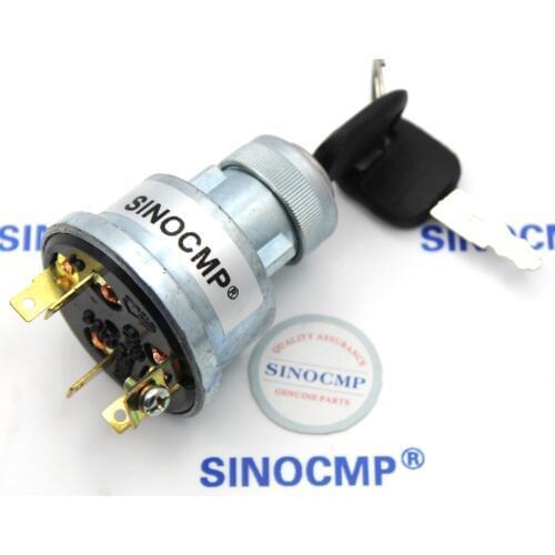 E200B Ignition Switch 5G-0156 5G0156 For Starter Switch with 2 Keys, 5 lines, 3 month warranty