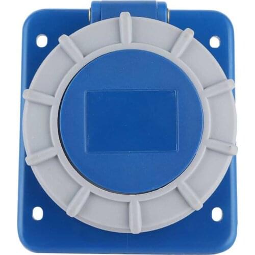 Water pump Wavemaker Boat Shore Power Socket with Gasket IP67 Waterproof 16A 220‑250V For Yacht RV Motorhome Caravan Auto