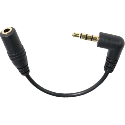 MagiDeal TRS 3.5mm Female Plug Jack to TRRS Male Audio Cable Connector 10cm
