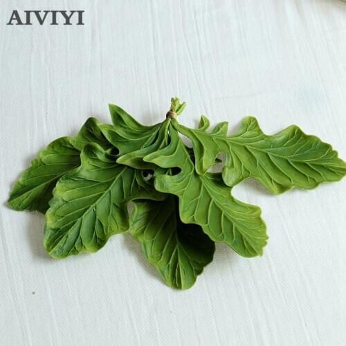 Artificial Plant Leaves Pu Gerbera Leaves Flower Arrangement Home Decor Party Plantas Artificiales Para Decoracion Fake Plant