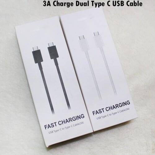 Original Samsung Note 10 pro Super PD Fast Charger Cable 3A 25W Type C To Type C USB Cable For Galaxy S10 Plus S20 Ultra A71 A91