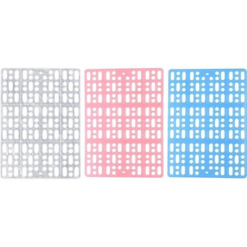 Rabbit Cage Mats Plastic Floor Pads Anti-slip Litter Pad for Cat Dog Hamster