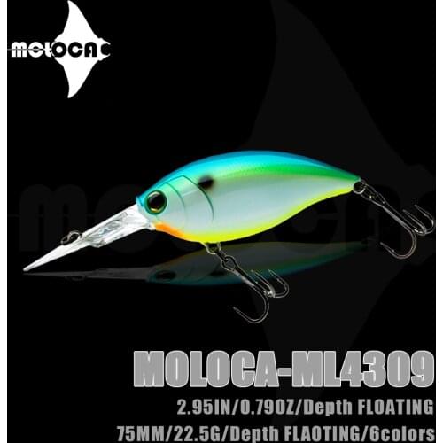 Crankbait Fishing Accessories Lure Weights 22.5g 75mm Floating Topwater Pesca Wobblers Trolling For Black Minnow Angeln Zubehor