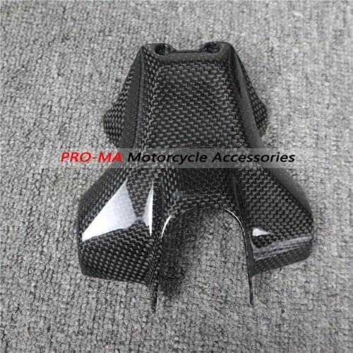 Motorcycle License plate frame bracket cover in carbon fiber for Ducati Hypermotard 950 2019-2020