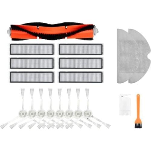 HOT！-Whole Set Washable Accessories for Xiaomi Dreame D9 Robot Vacuum Cleaner Replacements Kits Parts