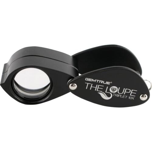 Best Quality Triplet Diamond Loupe Larger Diameter 20.5mm Jewelry Magnifier10x Diamond Viewer