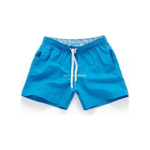 Quick Dry Mens Swimwear Shorts Solid Beach Wear Men Summer Swimming Short Fashion Swimsuit Running Gym Trunks Slim Swim Pants