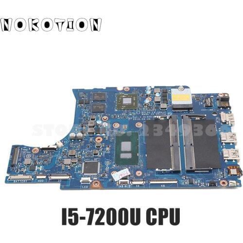 NOKOTION BAL20 LA-D801P For Dell Inspiron 15-5567 5567 Laptop Motherboard 02PVGT CN-02PVGT DDR4 I5-7200U CPU Radeon R7 M445 GPU
