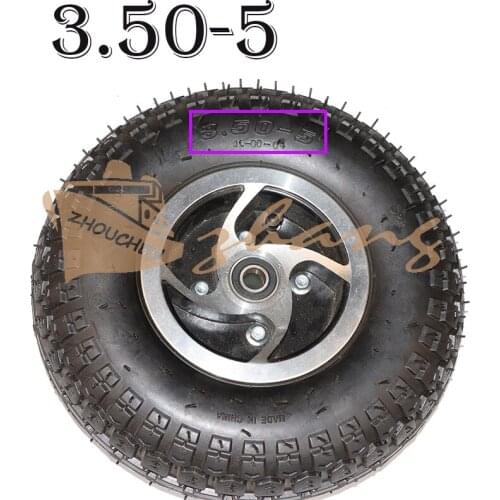 High quality bearing type 3.50-5 tire rim, suitable for electric scooter gasoline scooter bicycle ATV Quad Go kart