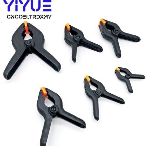 Woodworking Spring Clamps 2" 3" 4" 4.5" 6" 9" inch DIY Tools Plastic Nylon for Photo Studio Background Clamp Heavy