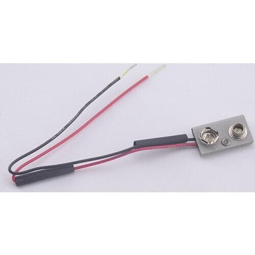 【Made in USA】1 Piece 9V PP3 Clip Battery Leads Cable Holder Socket Wire Snap Press-Stud Connector