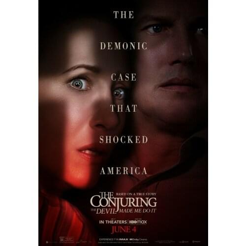 THE CONJURING THE DEVIL MADE ME DO IT Movie Art Film Print Silk Poster Home Wall Decor 24x36inch