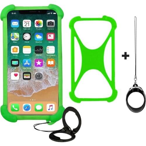 For XGODY A51 K30S X50 Mate10+ S20 Lite Vfone Y9s Case Shockproof Stand Ring Lanyard Phone Holder Silicone Bumper Case