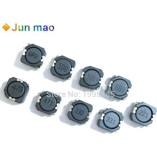 10PCS/lot SMD Power Inductors CDRH104R CD104R 10*10*4MM 2.2UH 3.3UH 4.7UH 6.8UH 10UH 22UH 33UH 47UH 68UH 100UH 150UH 220UH 330UH