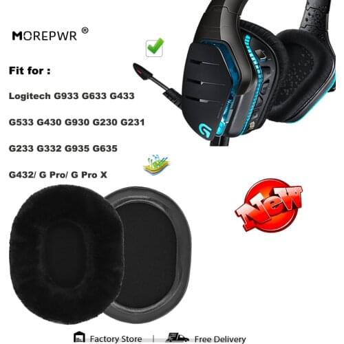 Replacement Ear Pads for Logitech G933 G633 G433 G533 G430 G930 G230 G231 G233 G332 G935 G635 G432/ G Pro/ G Pro X Earmuff