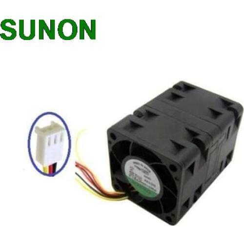 For Sunon PMD1204PPB1-A.(2).F.GN 40x56mm-3pin TAC Sensor Hi-speed 14500RPM 25.8cfm Case Fan