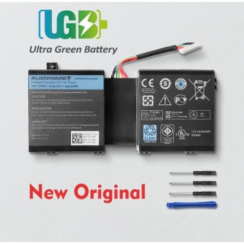 UGB New Original 2F8K3,G33TT Battery for DELL Alienware 17 18 18x M17X R5 M18X R1 R3 0KJ2PX KJ2PX