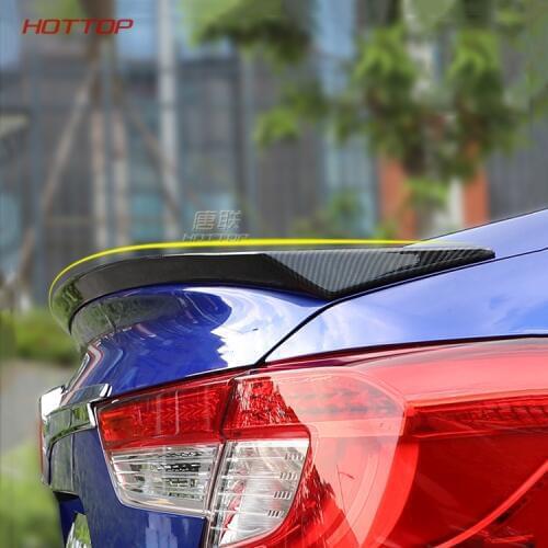 Carbon ABS Plastic Painting Color Rear Trunk Spoiler For Honda Accord 2018 10Th Car Tail Wing Decoration