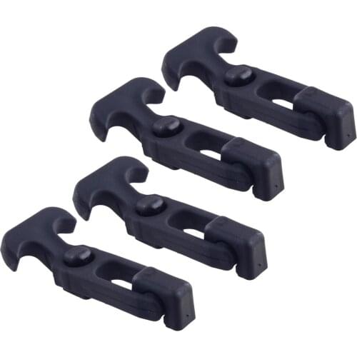 Universal 4Pcs M5 Rubber T-Handle T-Latch Hasp Draw Latch Screw Accessories Fit For RV Tool Box Cooler Golf Cart Off-road