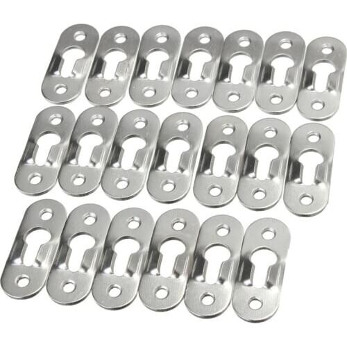 20 Pcs 44mm Metal Keyhole Hanger Fasteners Picture Photo Painting Fasteners