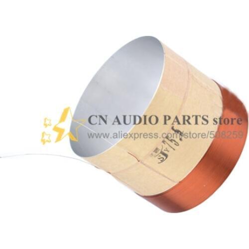 1 piece ID: 75.5mm 2.972" Skeleton:White aluminous 2F 8 ohm woofer Bass loudspeaker horn speaker drive voice coil