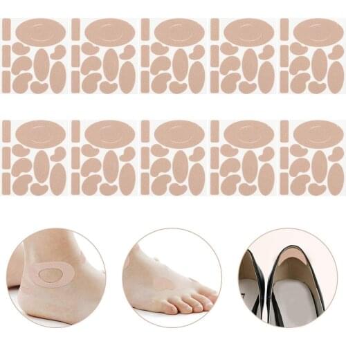 10pcs Heel Protector Sticker Insoles Pain Relief Cushion Anti-wear Adhesive Feet Care Pads Heel Sticker Liner Grips Crash Patch
