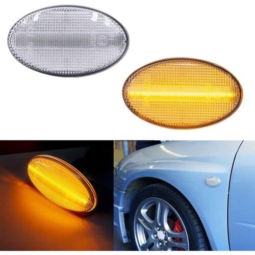 2Pcs Amber LED Side Marker Signal Lamp for Subaru Impreza Wrx STI Forester Liberty 84401SA001