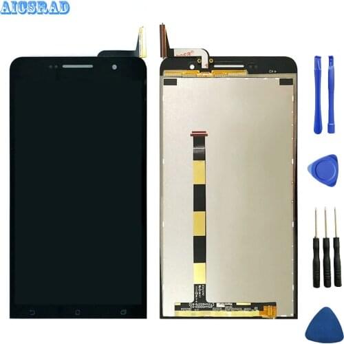 6 inch For Asus zonfone 6 T00G A600CG LCD Display +Touch Digitizer Screen Assembly High Quality With Tools Tape