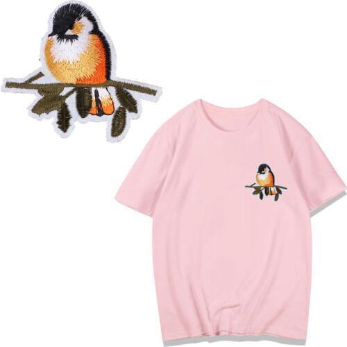 Bird alphabet tree Patches For Stripe Clothes Patch A-level Washable Iron On Applique DIY Clothing Sticker