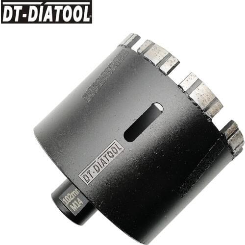 SHDIATOOL 1pc Laser Welded Diamond Dry Drilling Core Bit M14 thread Granite Marble With Side Protection Hole Saw Diameter 102mm