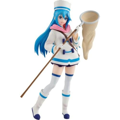 Pre-Sale Blessings for a Better World Aqua Winter Wear Anime Figure Pvc Model Toys Anime toys gift Collectibles Model toys