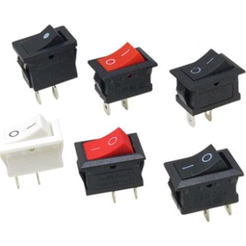 Free shipping 10PCS /LOT KCD1-101 117S 10 * 15MM 250VAC / 3A feet 2P