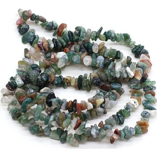 3x5-4x6mm Natural India Agates Beads Irregular Shape Gravel Stone Beads For Jewelry Making DIY Necklace Bracelet Length 40cm