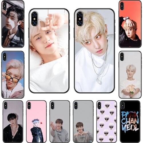 Kpop EXO Chanyeol Phone case For iphone 4 4s 5 5S SE 5C 6 6S 7 8 plus X XS XR 11 PRO MAX 2020 black silicone hoesjes painting