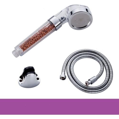 Physiotherapy negative ion pressurization shower suit Flower Shower hand spray shower set water valve shower set
