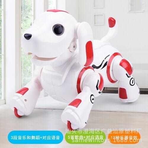 Interactive Wireless Remote Control Pet Smart Robot Dog Toys Talking Dog Robot Electronic Perro Robot Pet Toys Gifts BA60DZ