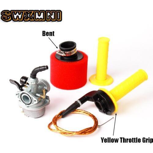 PZ19 Carb 19mm Motorcycle Carburetor with Air Filter For 50 70 90cc 110cc 125cc ATV Sunl NST Chinese Cable Choke Accessories