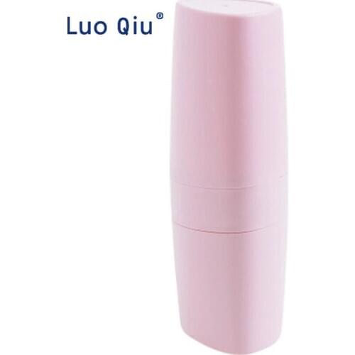 Portable toothbrush cartridge travel wash toothbrush collection box four colors optional